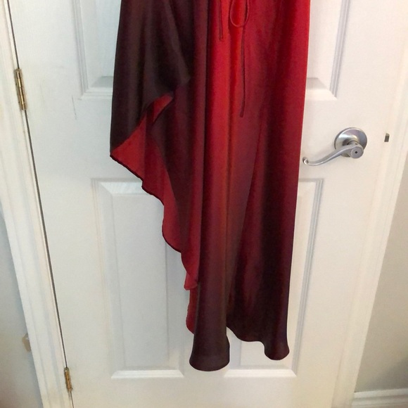 DRESS SUPER SEXY OMBRE ASYMMETRIC LACE UP DRESS - Picture 3 of 10